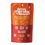 Buffalo Style Chicken Sticks, All-Natural Chicken, Zero Sugar (5 Sticks)