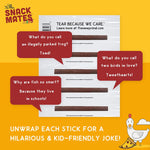 Snack Mates Chicken Pizza Mini Meat Sticks, All-Natural Chicken (8 Packs, 40 Mini-Sticks)