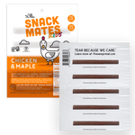 Snack Mates Chicken & Maple Mini Meat Sticks, All-Natural Chicken (8 Packs, 40 Mini-Sticks)